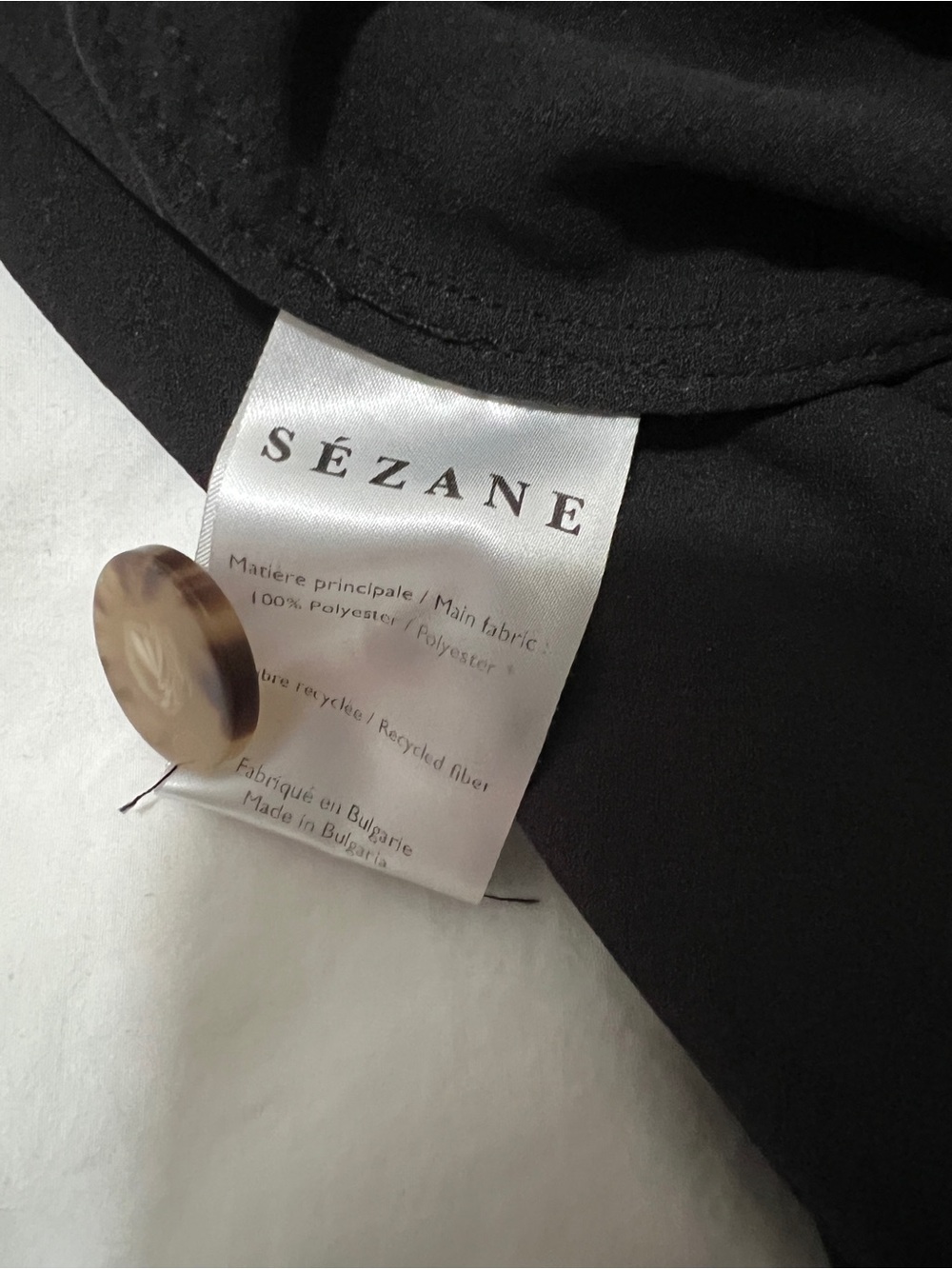 Sezane Laurine Button Down in Black - Picture 5 of 5